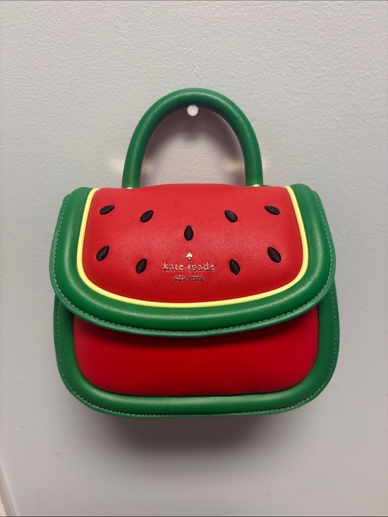 kate spade Handbags - kate spade Red & Green Watermelon Top Handle Bag w/ detachable crossbody strap